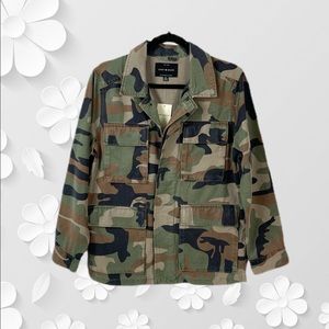NWT Lucky Brand Camo Utility Army Style Jacket S